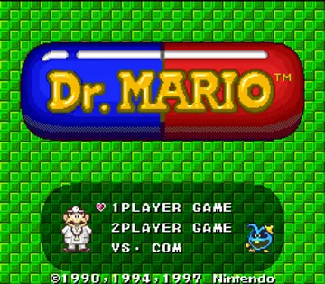 Dr. Mario (Japan) (NP) screen shot title